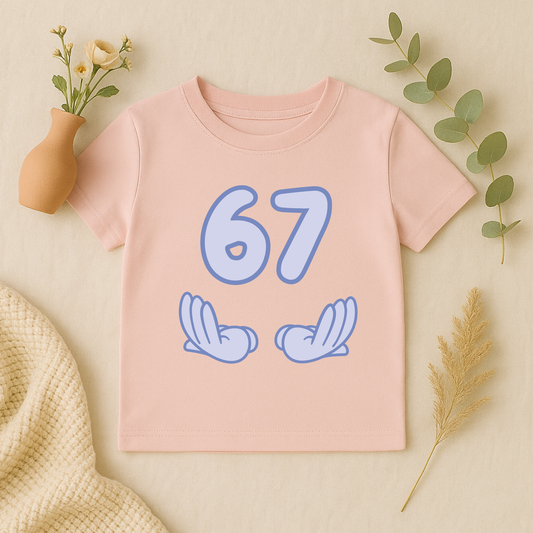 67 Tee–The Viral Kid Gesture Shirt