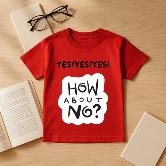 “How About No?” Kids Tee
