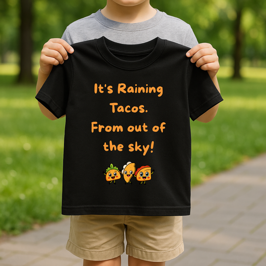 Kids “It’s Raining Tacos” Graphic Tee