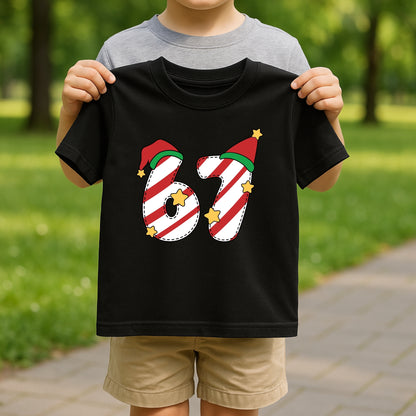 Festive “67” Christmas Kids Tee