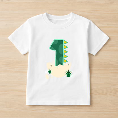 Dino One Birthday Tee