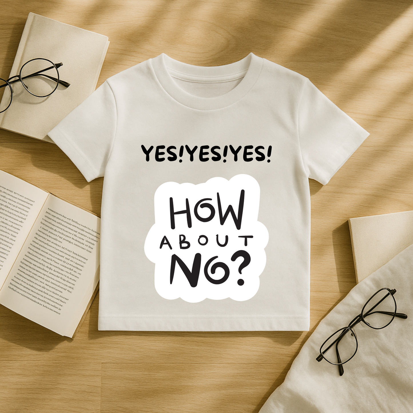 “How About No?” Kids Tee