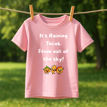 Kids “It’s Raining Tacos” Graphic Tee