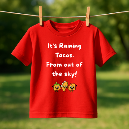 Kids “It’s Raining Tacos” Graphic Tee
