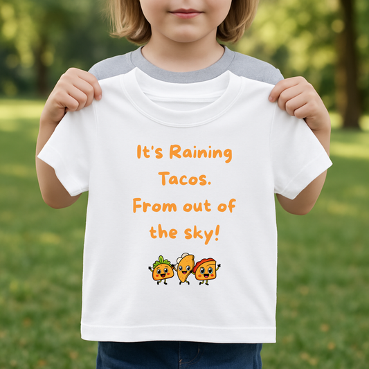 Kids “It’s Raining Tacos” Graphic Tee