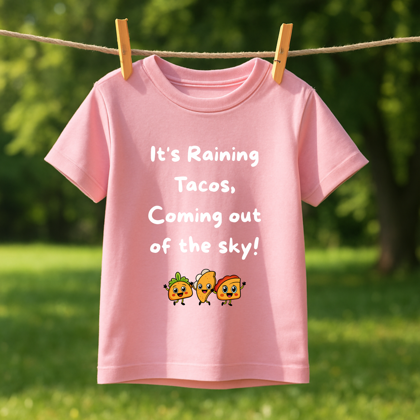 Kids “It’s Raining Tacos” Graphic Tee