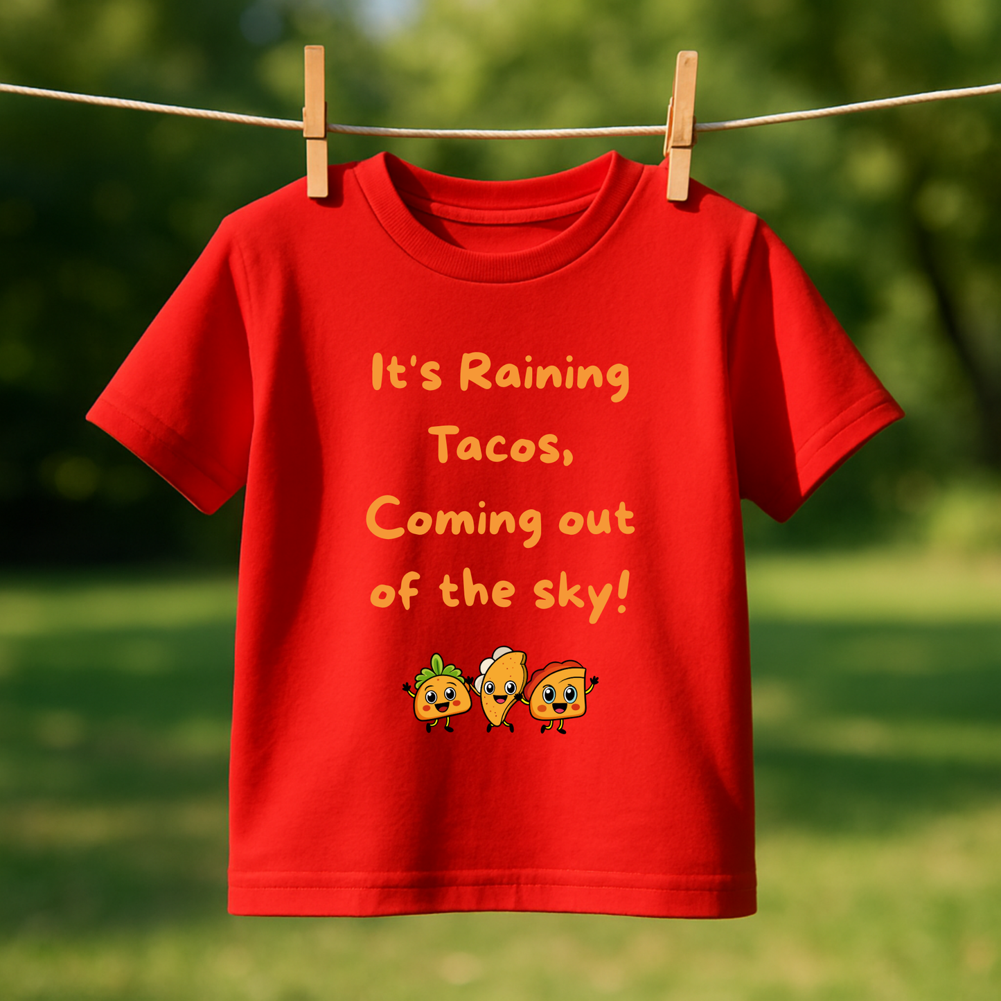 Kids “It’s Raining Tacos” Graphic Tee