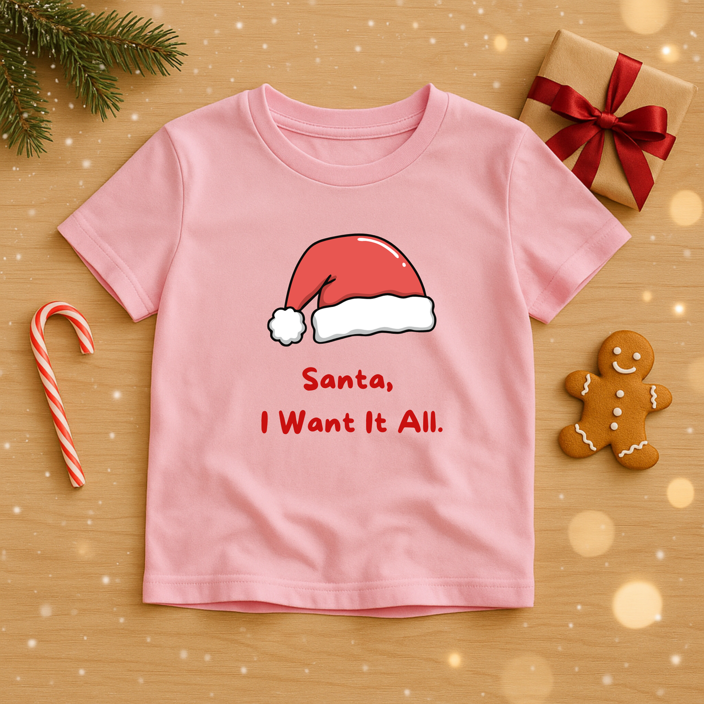 I Want It All – Christmas Kids Tee