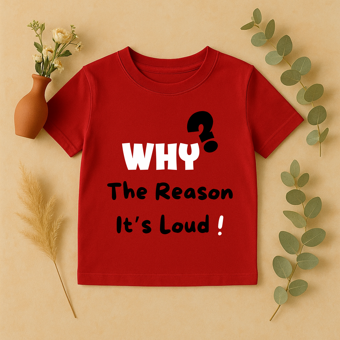 The Reason It’s Loud – Funny Kids Tee