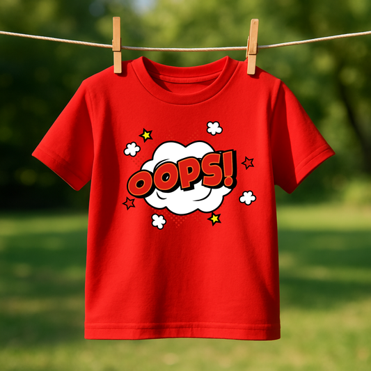 “Oops!” Cartoon Tee