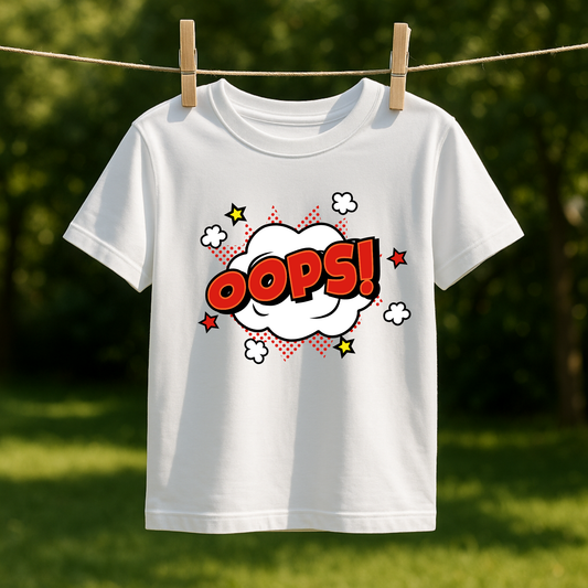 “Oops!” Cartoon Tee